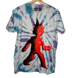 Cactus Jack by Travis Scott Flame Tee Tie Dye. Size small